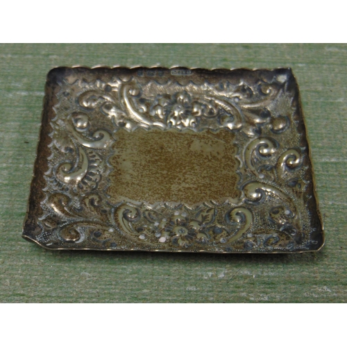 421 - Silver pin tray, maker T. Hazelwood & Co, Birmingham 1900, 1.1. ozt.