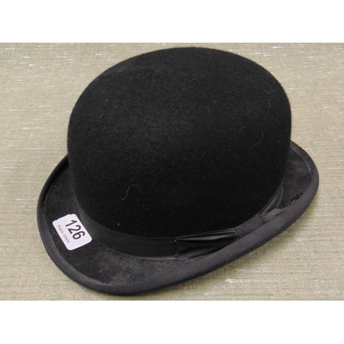 126 - Locke & Co Gentleman's bowler hat.