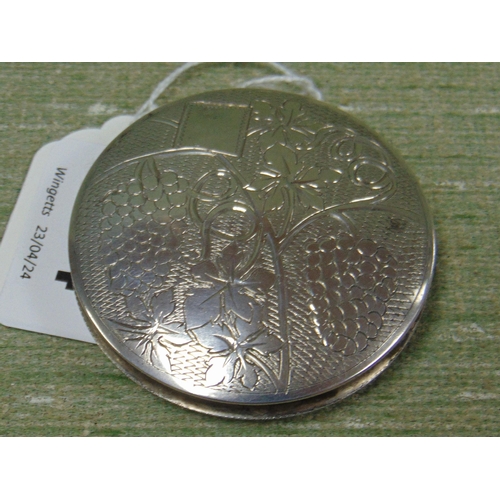 214 - Israeli silver compact.