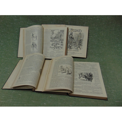 29 - Four volumes, Punch, 1905  1 & 2 , 1909 1&2.