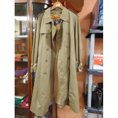 89 - Gent's Burberry trench coat.