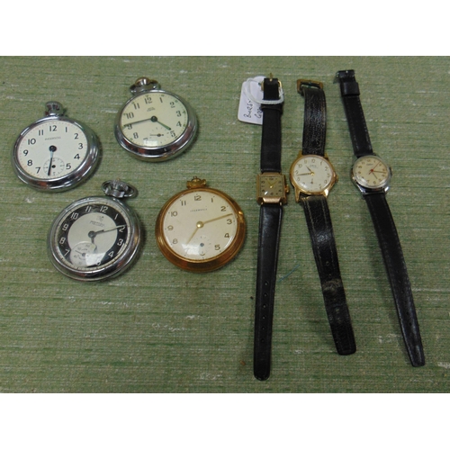 213 - Various pocket / wrist watches.