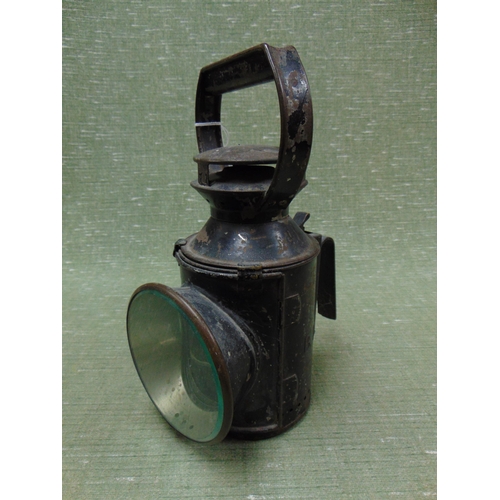 29 - Vintage railway lamp, 11