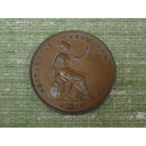 302 - Victoria 1854 penny, GVF condition.