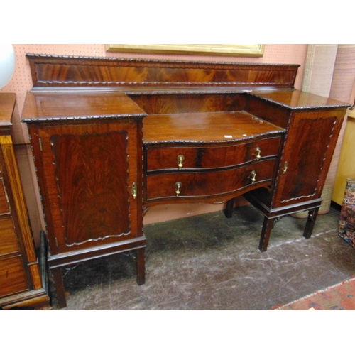 355 - Mahogany matched dining suite, comprising extending table with two extra leaves, eight Chippendale s... 