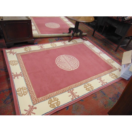 Pair of Dynasty modern carpets, each 89 x 67