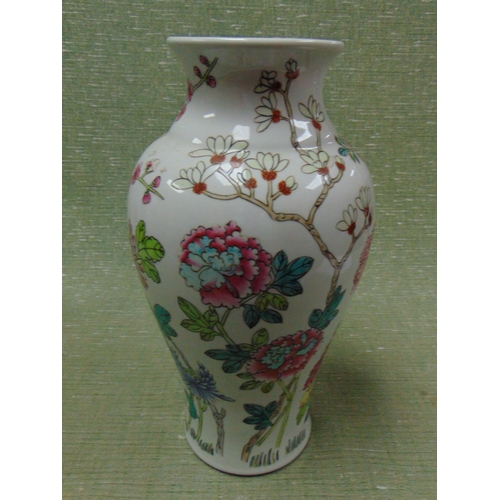 241 - Reproduction Oriental vase, having floral decoration , 14