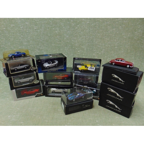 264 - Quantity of boxed collectable model vehicles.