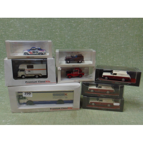 299 - Quantity of cased collectable model vehicles.