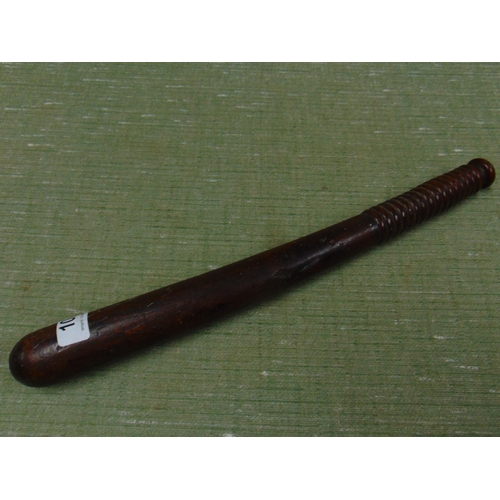 10 - Vintage police truncheon.