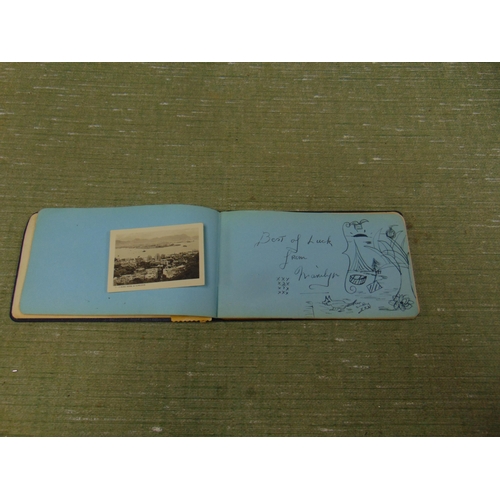 108 - An autograph album, containing the signature of Marilyn Monroe, signed in 1957, New York.