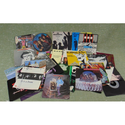 106 - Collection of punk single records.