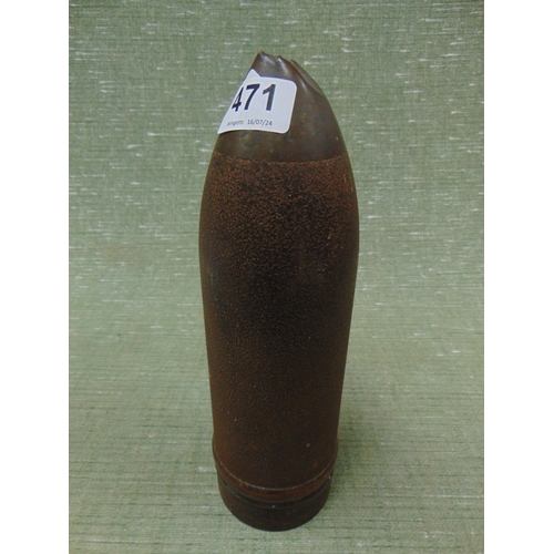 471 - Military shell case.