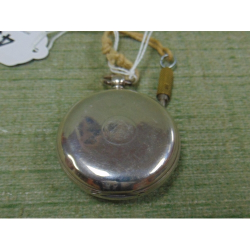 49 - Antique silver cased pocket watch, maker Charles Harris, London 1880.