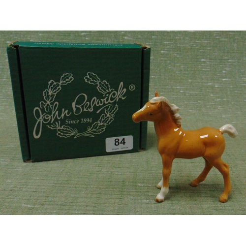 84 - Boxed Beswick Palomino foal.