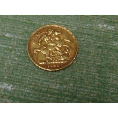 118 - Victoria gold sovereign, 1899.