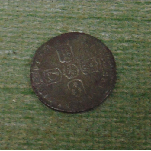 464 - William III sixpence.