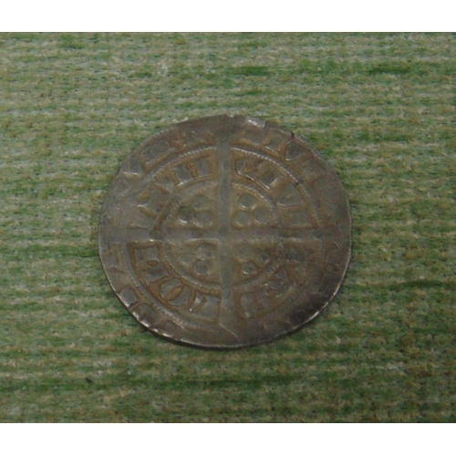 466 - Edward III pre treaty silver groat 1372-1377 with French titles.