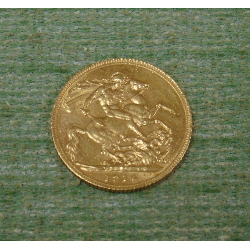 47 - George V 1914 full sovereign.