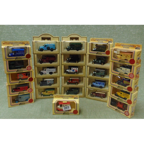 203 - Quantity of Lledo and Days Gone collectable model vehicles.