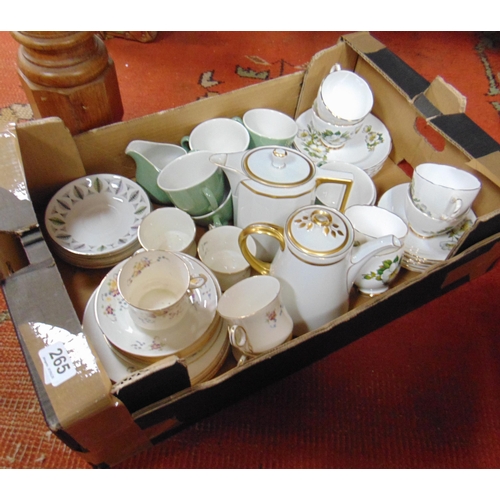 265 - Various tea sets.