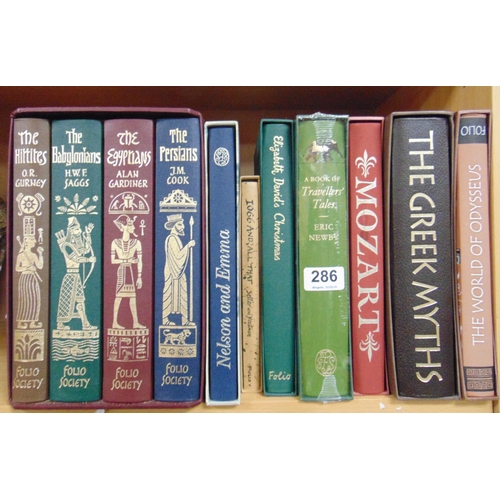 286 - Collection of Folio edition books.