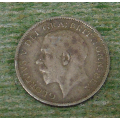 318 - 1913 silver sixpence.