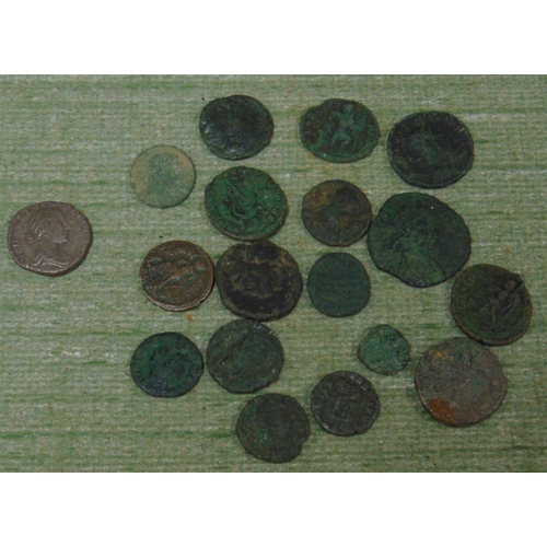 324 - 18 Roman coins.