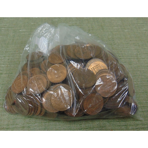 402 - Collection of pre decimal pennies.