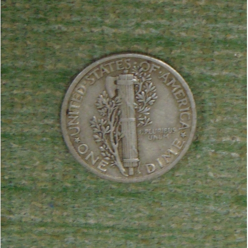 422 - 1936 Liberty Mercury dime.