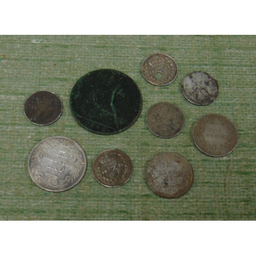 423 - Victoria 1860 sixpence, 3 pence, 1893 penny, 1883 shilling,1842 Victoria groat, etc.