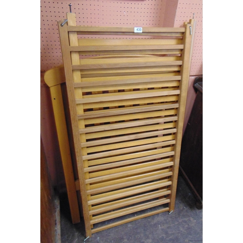 430 - Wooden cot.