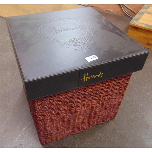 443 - Modern Harrods hat box.