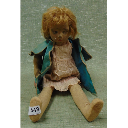 448 - Vintage doll.