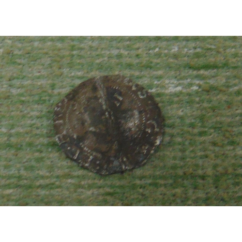 483 - Small antique hammered silver coin.