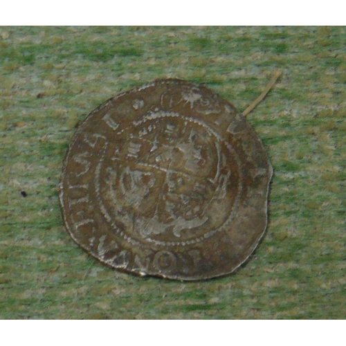 485 - Antique hammered silver coin.