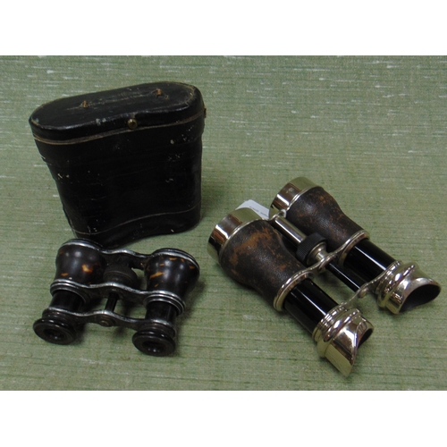 193 - Cased pair of binoculars and one other pair.