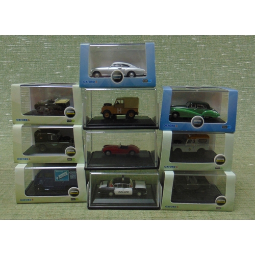 133 - Small quantity of Oxford collectable model vehicles.