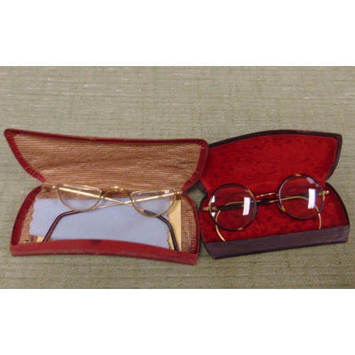 197 - Two pairs of vintage spectacles.