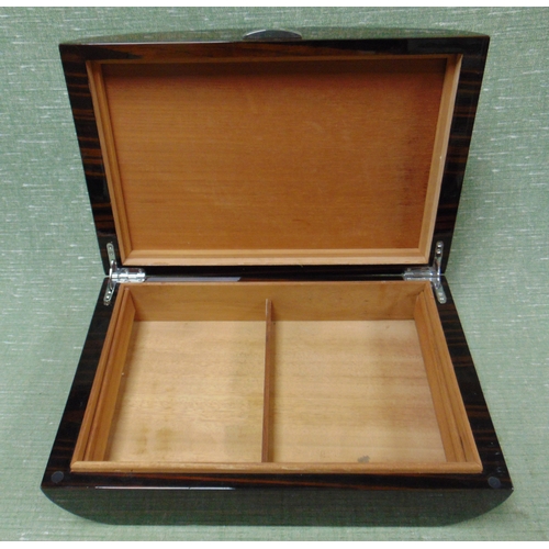 268 - Rosewood veneered humidor.