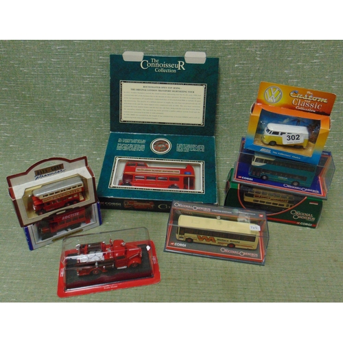 302 - Small quantity of collectable model vehicles.