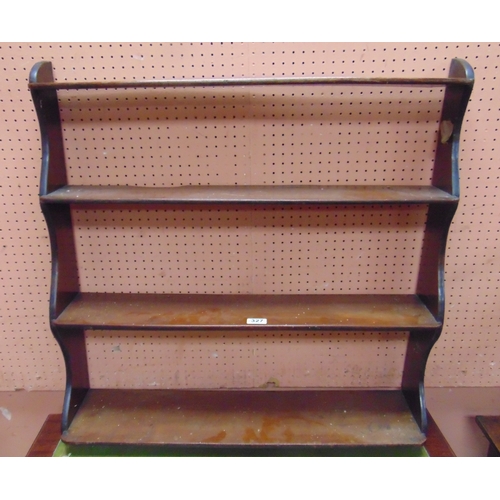 327 - Reproduction wall rack, 30 x 33 x 6