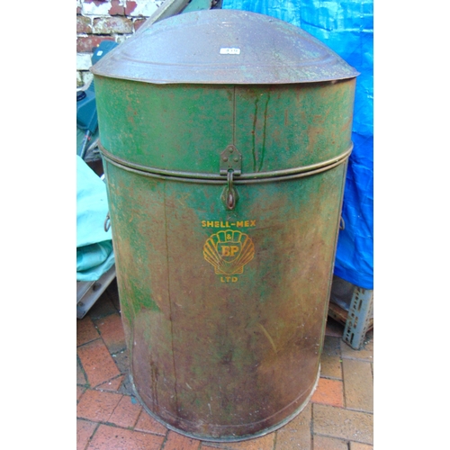 419 - Vintage Shell industrial oil dispenser, 42