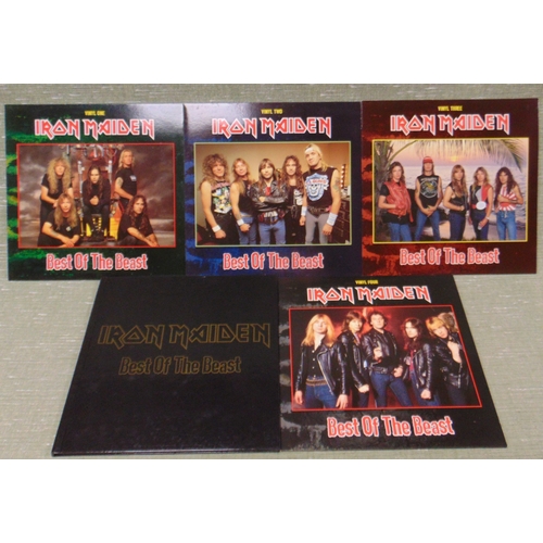 104 - Iron Maiden Best of the Beast 1996 record boxset, with promotional only label to reverse.