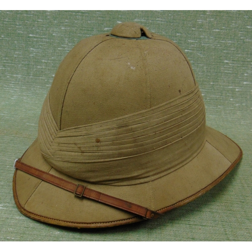 129 - Hobson & Sons antique pith helmet.