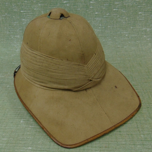 129 - Hobson & Sons antique pith helmet.