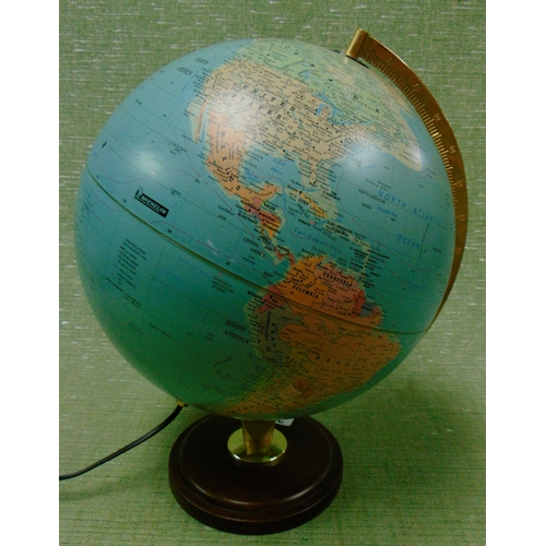 271 - Michelin terrestrial illuminated globe.