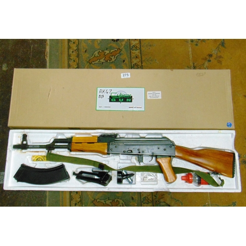 275 - Boxed AK47 BB gun.