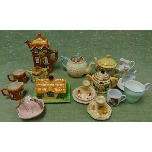 277 - Mixed china, to include cottage ware, etc.