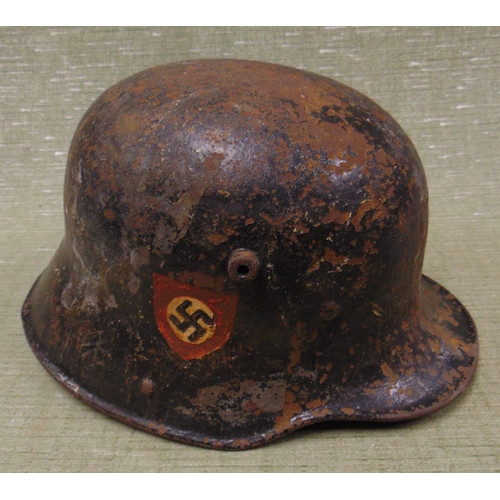 28 - Second World War SS M35 DD helmet.